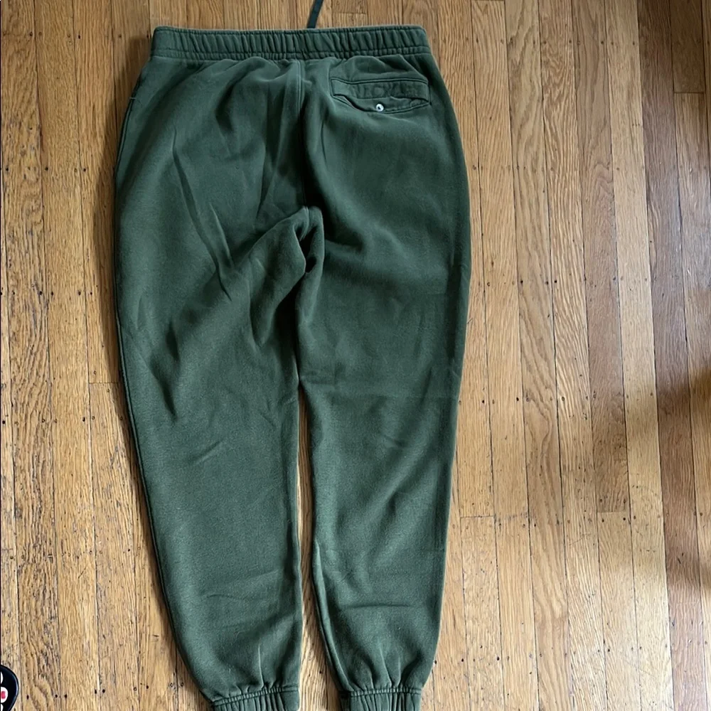 Nike Olive Green Fleece Joggers